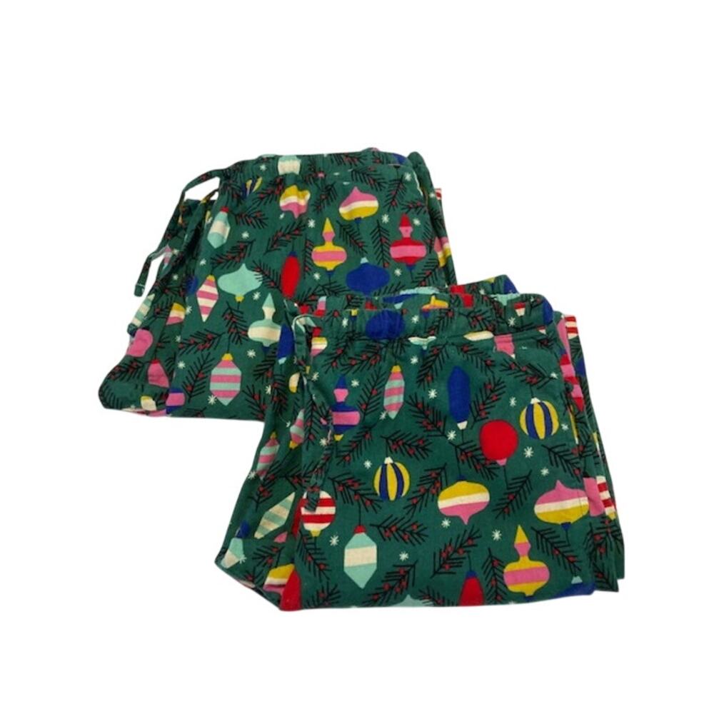 Hanna Andersson "Heirloom Ornaments" pajama pants (Lot of 2)